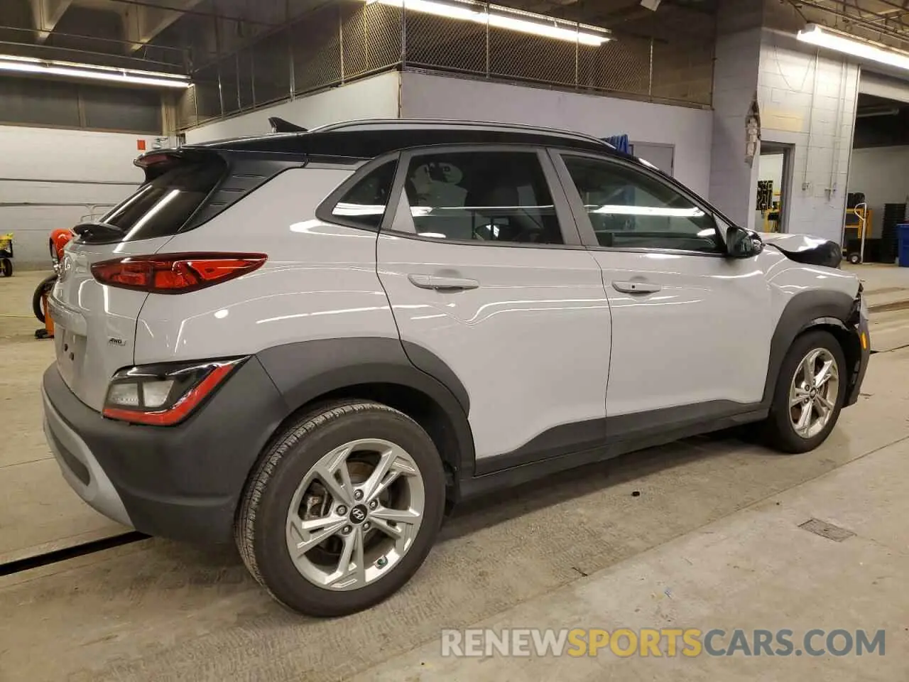 3 Photograph of a damaged car KM8K6CAB6PU983807 HYUNDAI KONA 2023