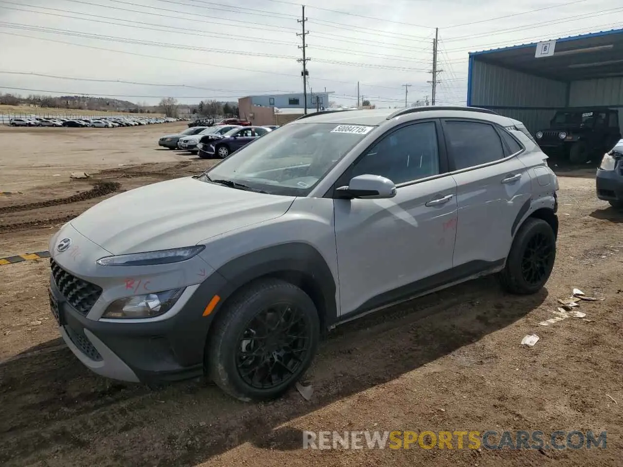 1 Фотография поврежденного автомобиля KM8K6CAB8PU008368 HYUNDAI KONA 2023