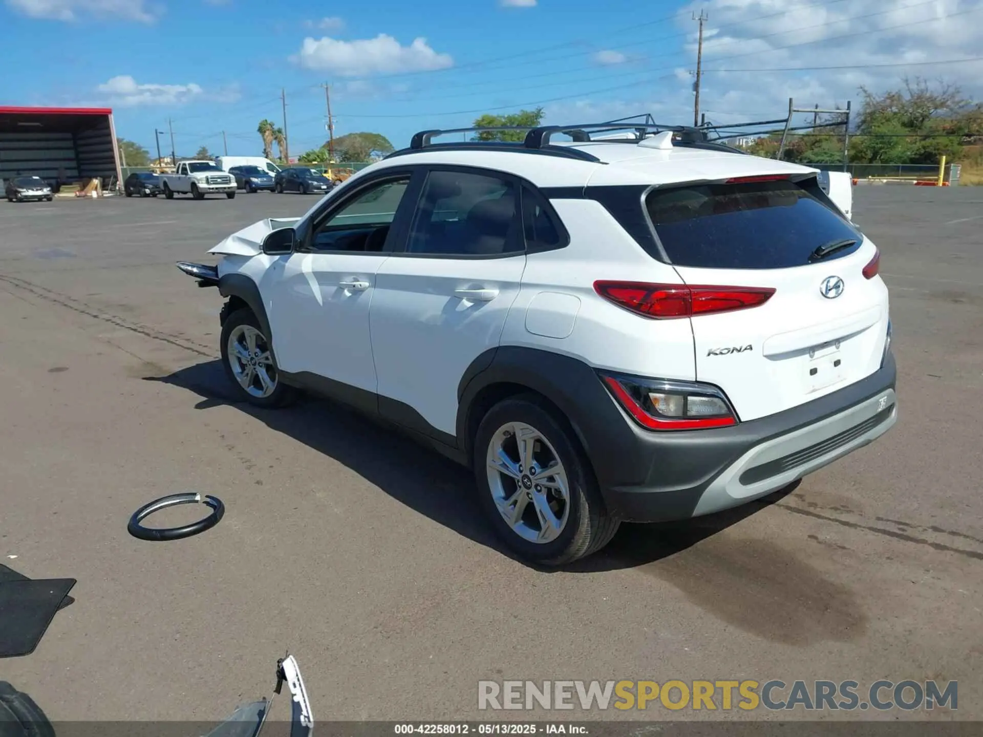 3 Photograph of a damaged car KM8K6CAB8PU038521 HYUNDAI KONA 2023