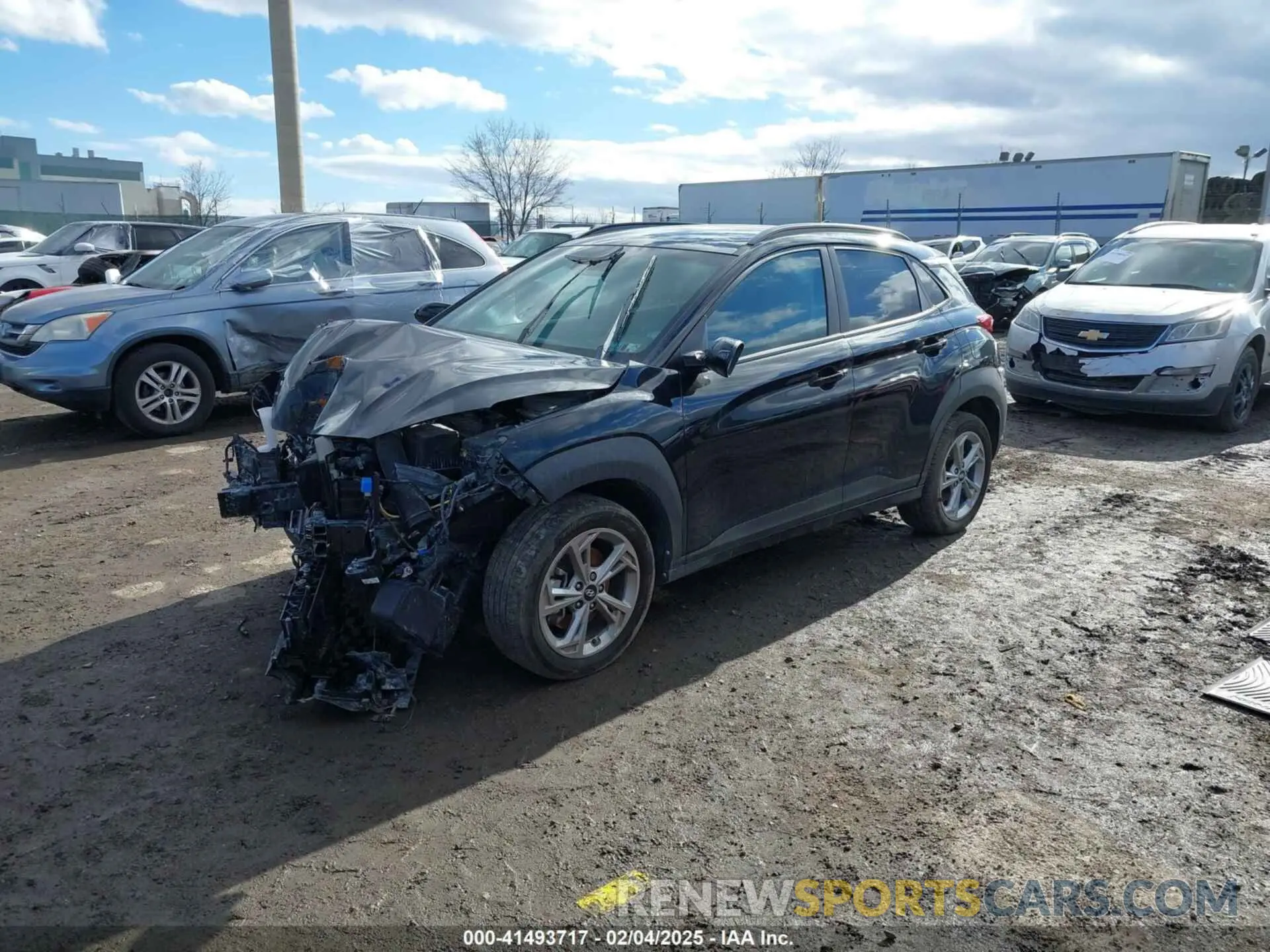 2 Фотография поврежденного автомобиля KM8K6CAB8PU041614 HYUNDAI KONA 2023