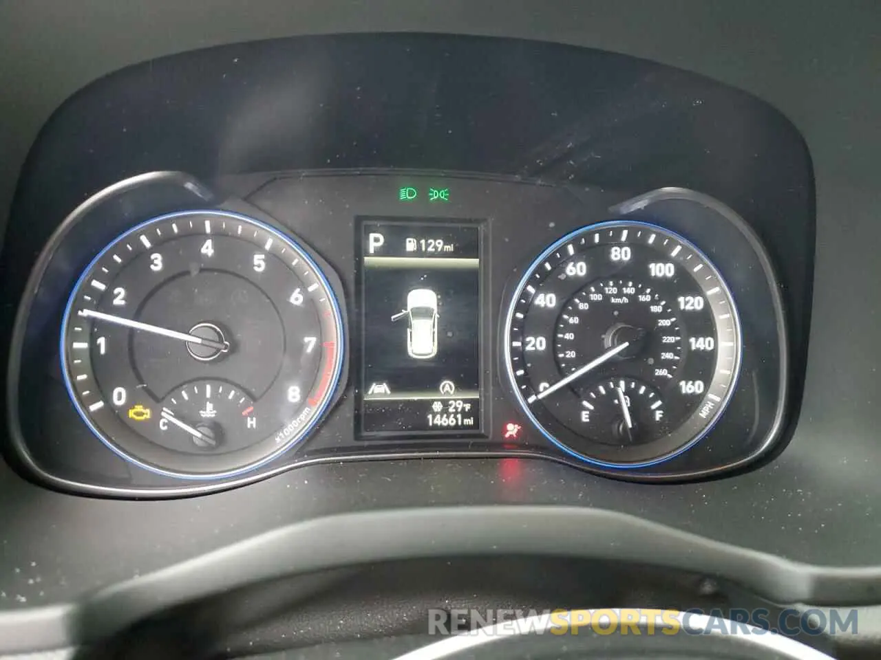 9 Photograph of a damaged car KM8K6CAB8PU993612 HYUNDAI KONA 2023