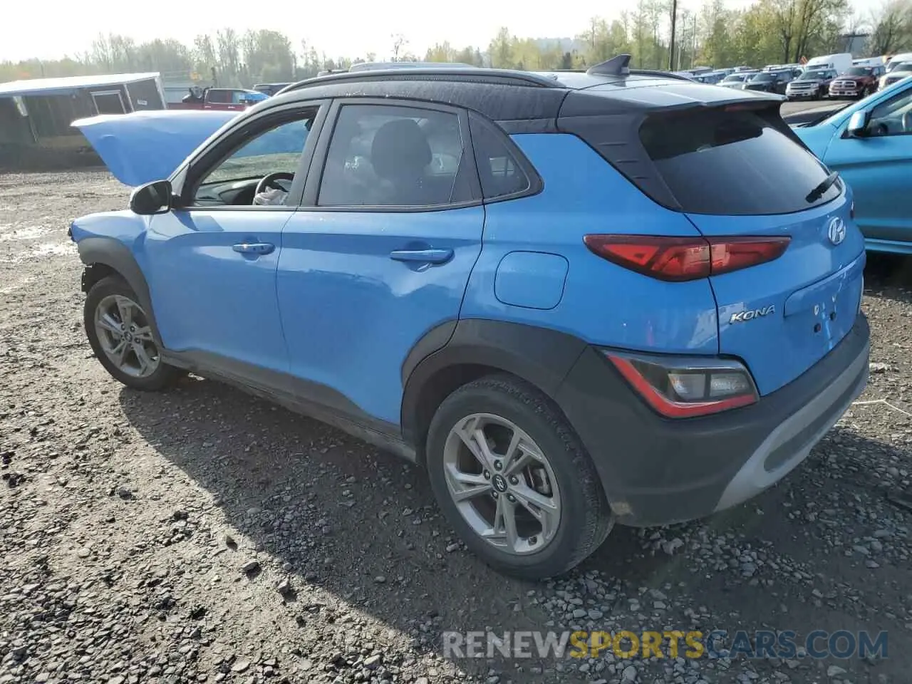 2 Фотография поврежденного автомобиля KM8K6CABXPU934819 HYUNDAI KONA 2023