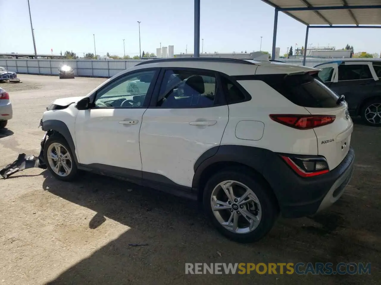 2 Photograph of a damaged car KM8K6CABXPU969800 HYUNDAI KONA 2023