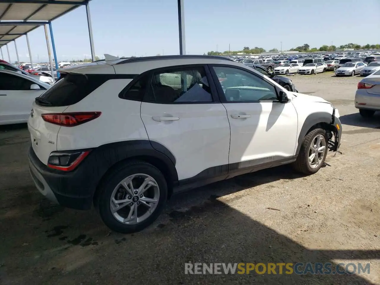 3 Photograph of a damaged car KM8K6CABXPU969800 HYUNDAI KONA 2023