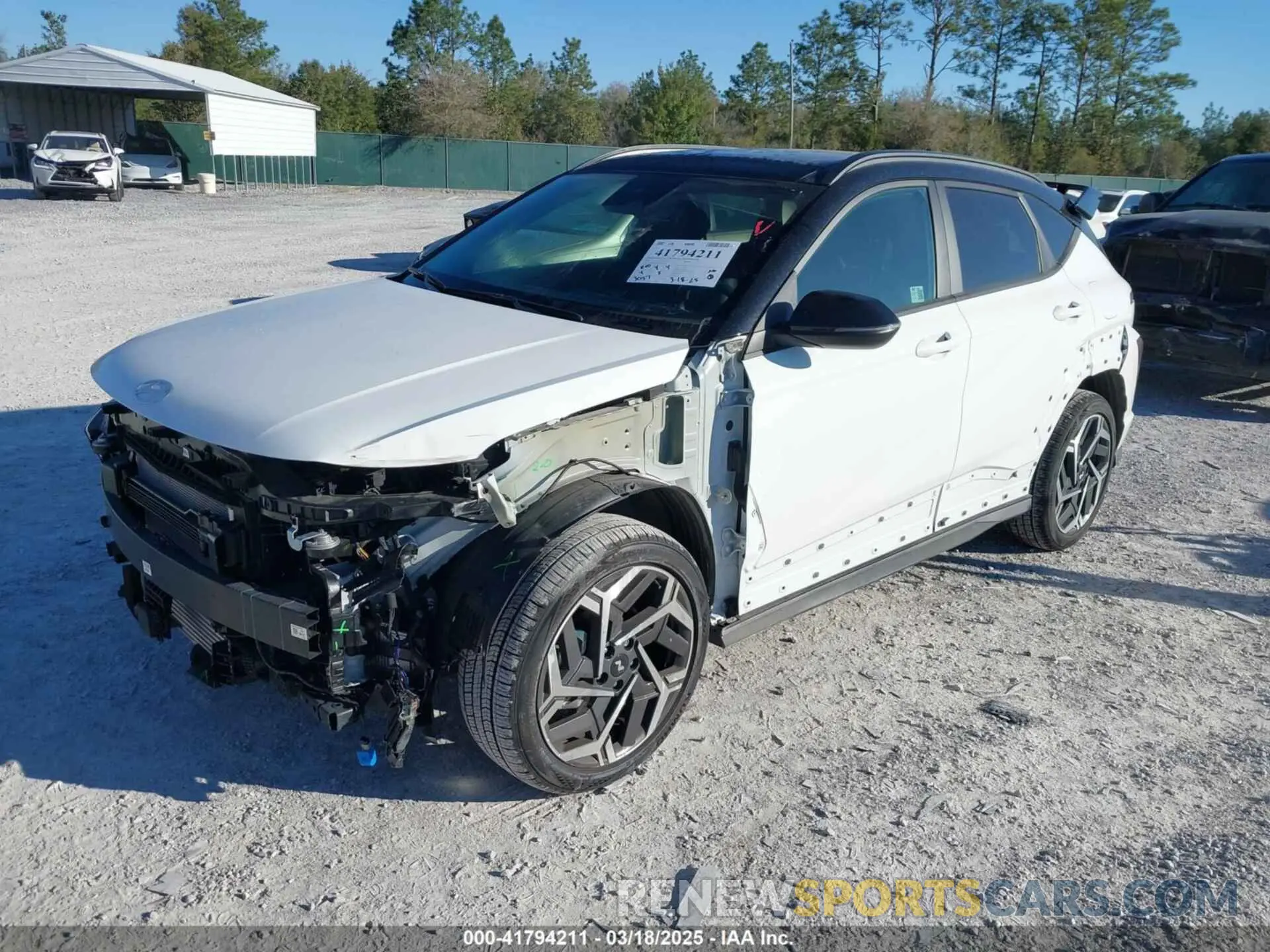 2 Фотография поврежденного автомобиля KM8HA3A36RU162744 HYUNDAI KONA 2024