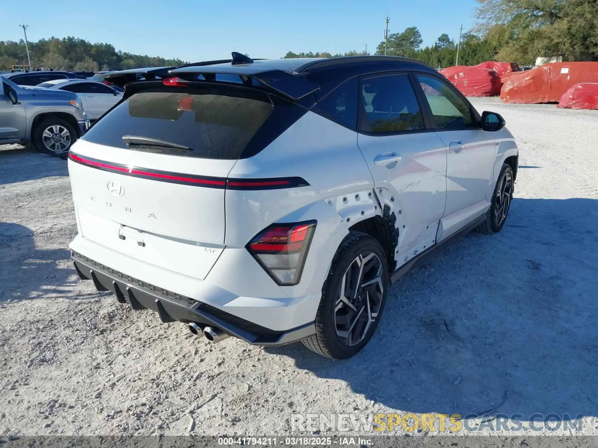 4 Фотография поврежденного автомобиля KM8HA3A36RU162744 HYUNDAI KONA 2024