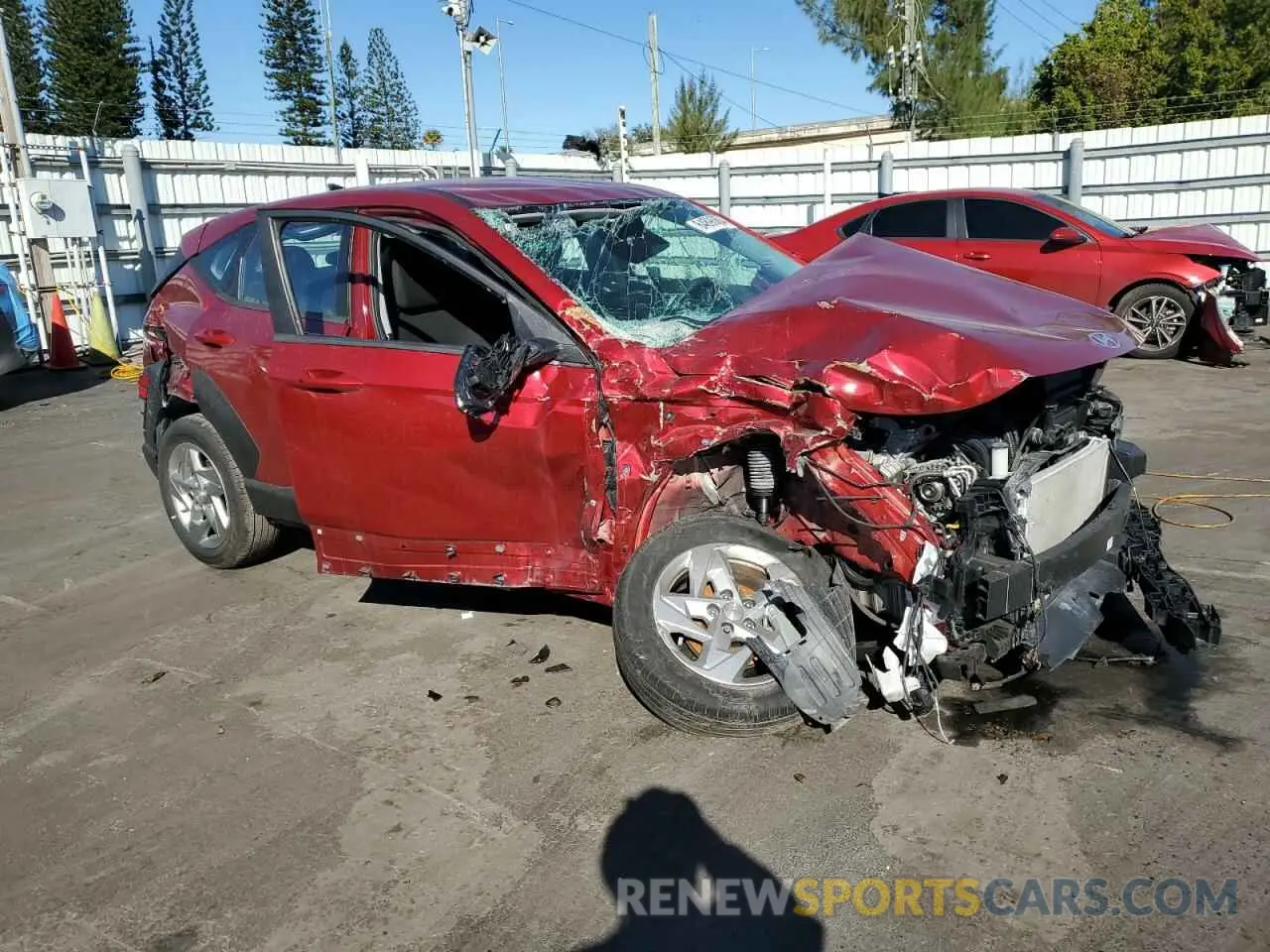 4 Photograph of a damaged car KM8HA3AB0RU046818 HYUNDAI KONA 2024
