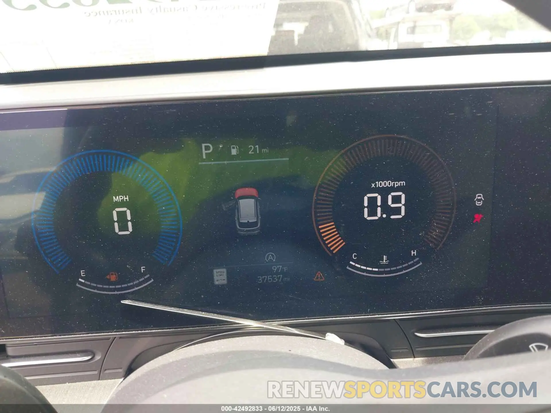 7 Photograph of a damaged car KM8HA3AB4RU129569 HYUNDAI KONA 2024