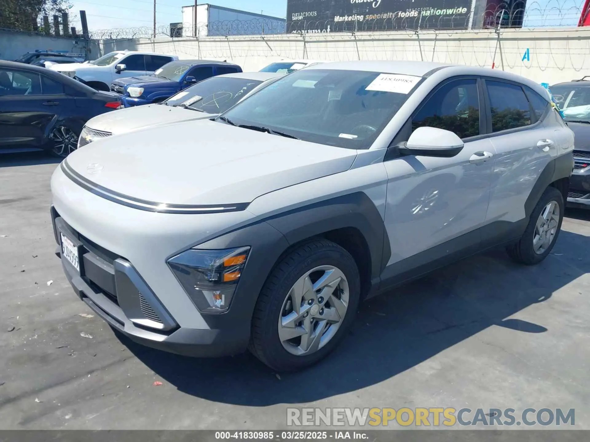 2 Фотография поврежденного автомобиля KM8HA3AB7RU041986 HYUNDAI KONA 2024