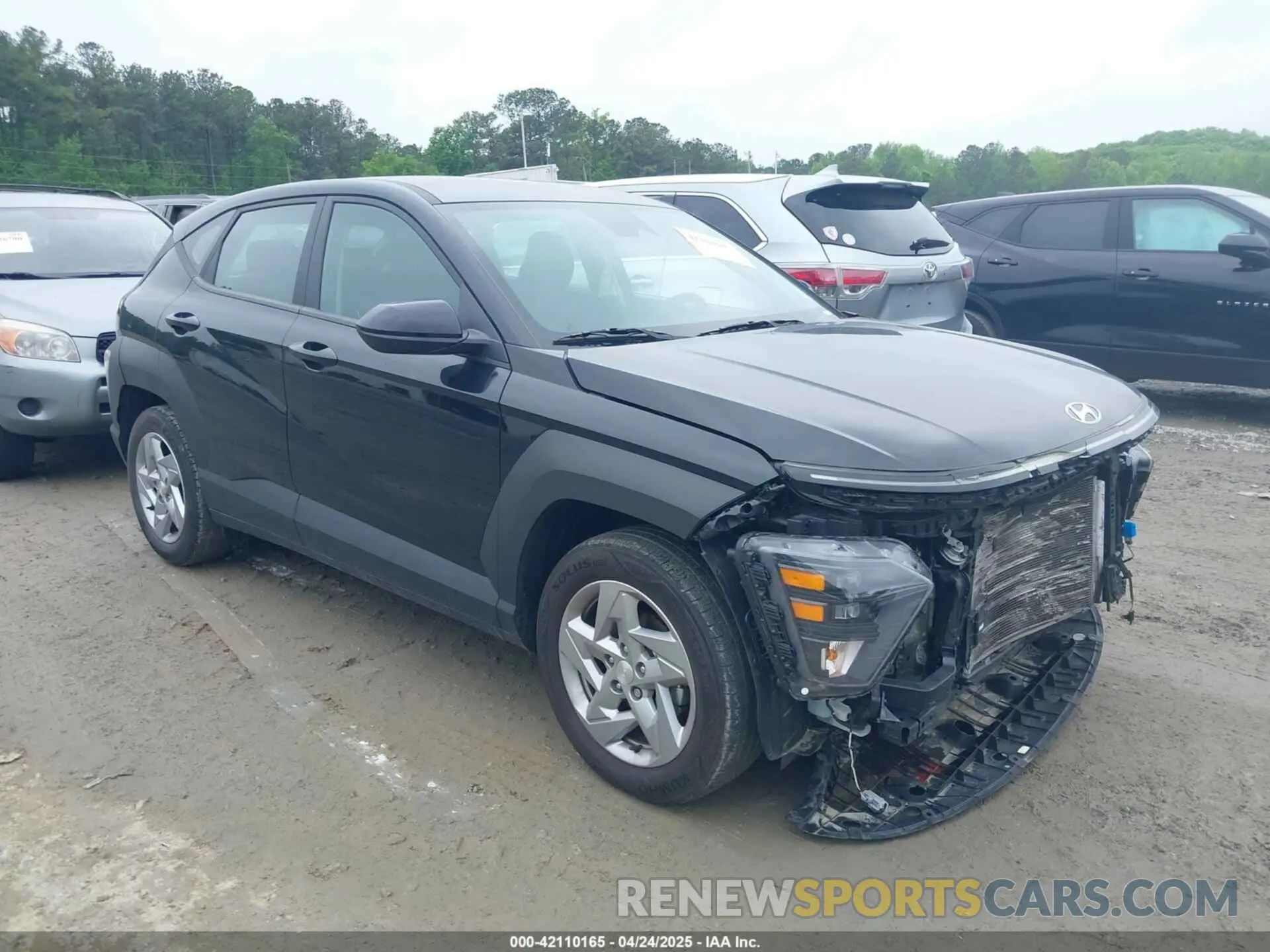 1 Photograph of a damaged car KM8HA3ABXRU114638 HYUNDAI KONA 2024