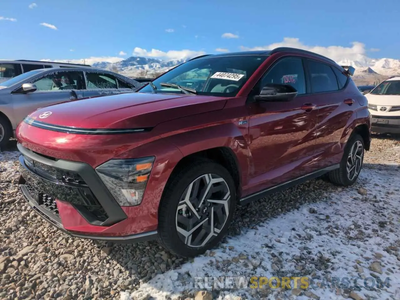 1 Photograph of a damaged car KM8HACA32RU114657 HYUNDAI KONA 2024
