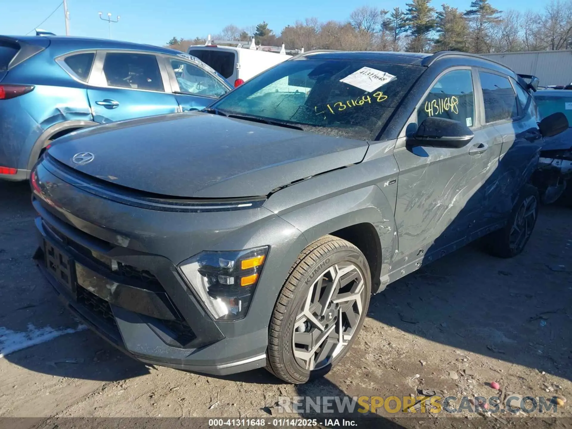 2 Фотография поврежденного автомобиля KM8HACA33RU166301 HYUNDAI KONA 2024