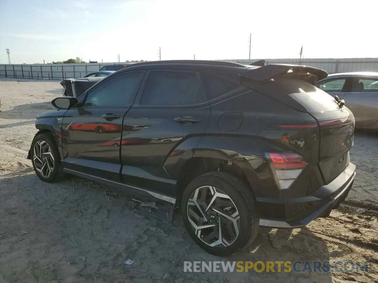 2 Photograph of a damaged car KM8HACA38RU024218 HYUNDAI KONA 2024