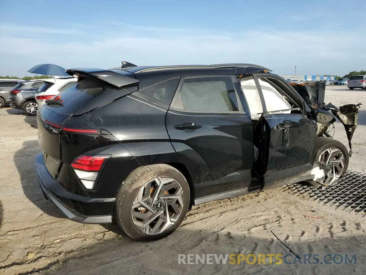 3 Photograph of a damaged car KM8HACA38RU024218 HYUNDAI KONA 2024