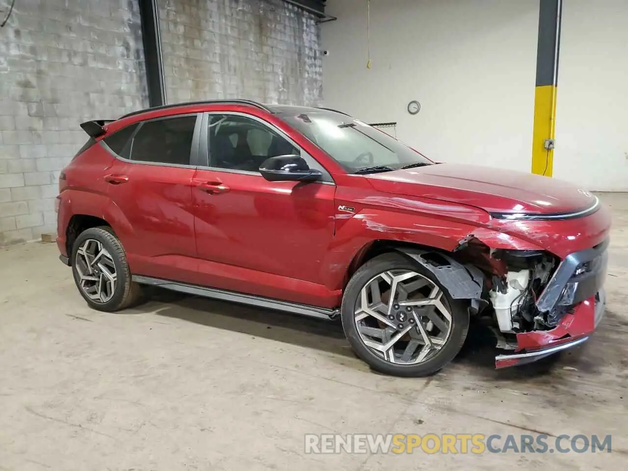 4 Фотография поврежденного автомобиля KM8HACA38RU063276 HYUNDAI KONA 2024