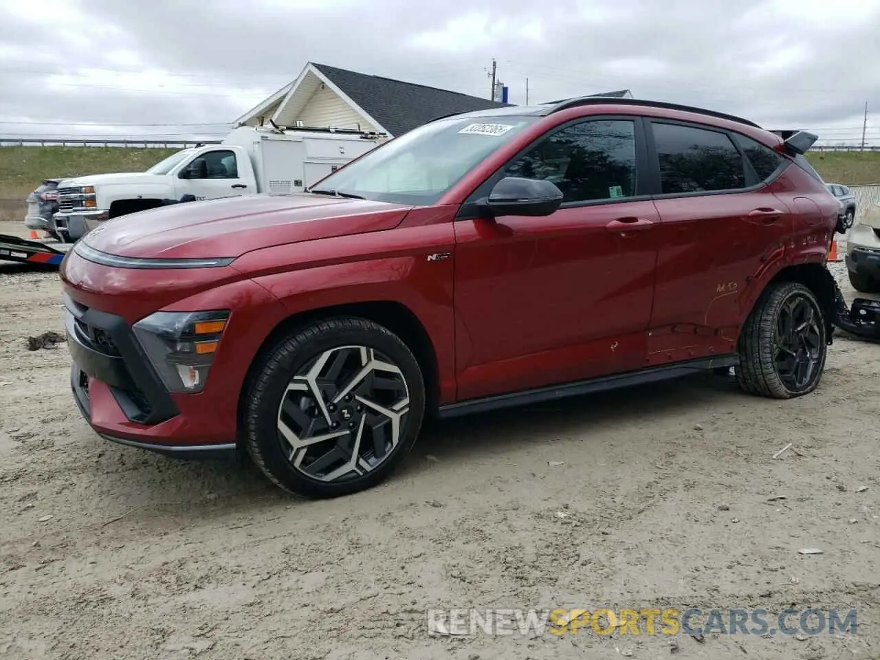1 Photograph of a damaged car KM8HACA39RU085884 HYUNDAI KONA 2024