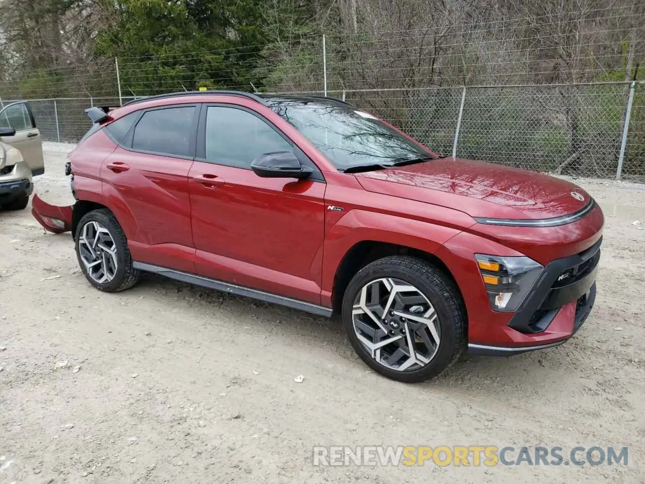 4 Photograph of a damaged car KM8HACA39RU085884 HYUNDAI KONA 2024