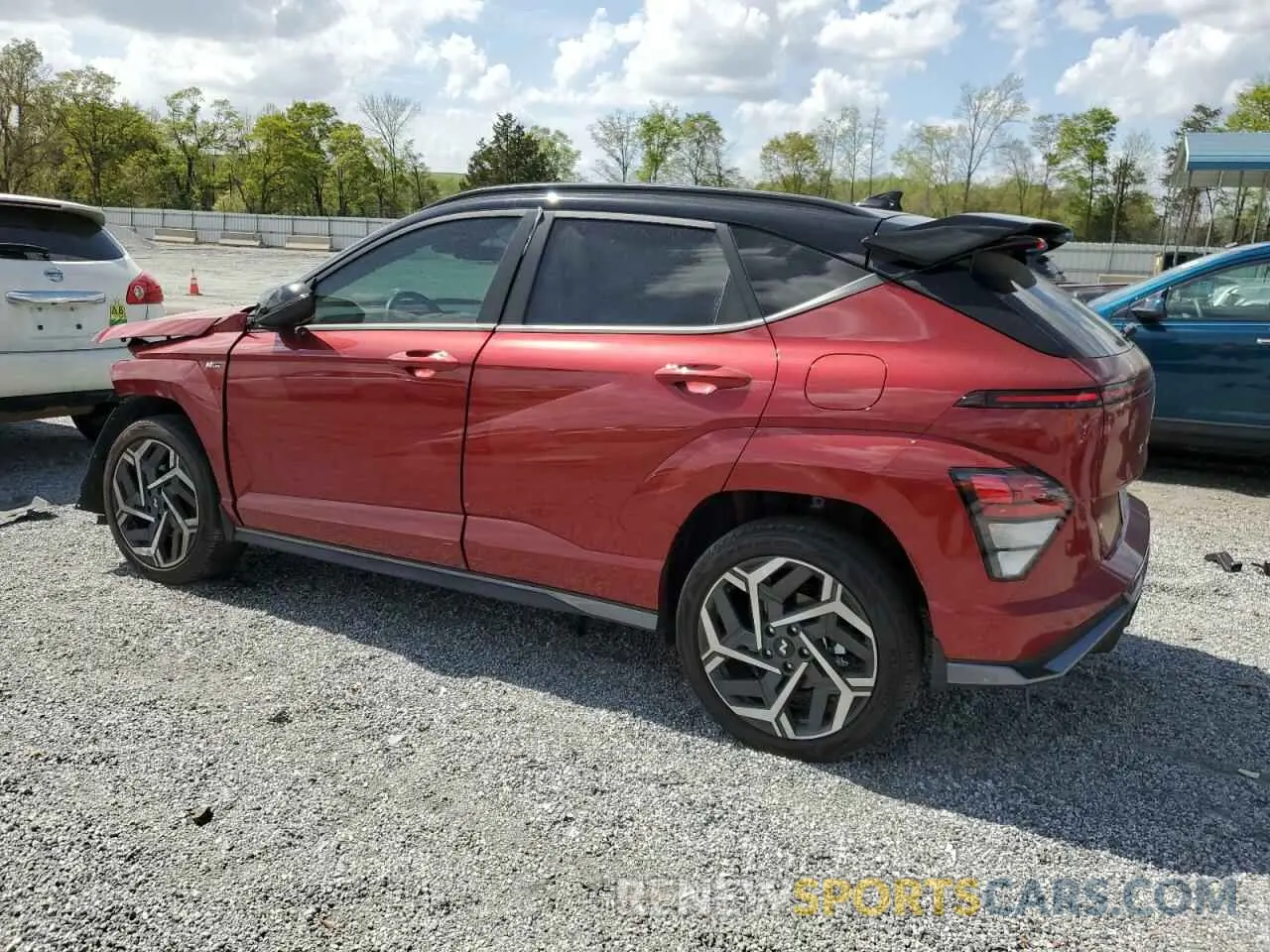 2 Photograph of a damaged car KM8HACA3XRU052635 HYUNDAI KONA 2024