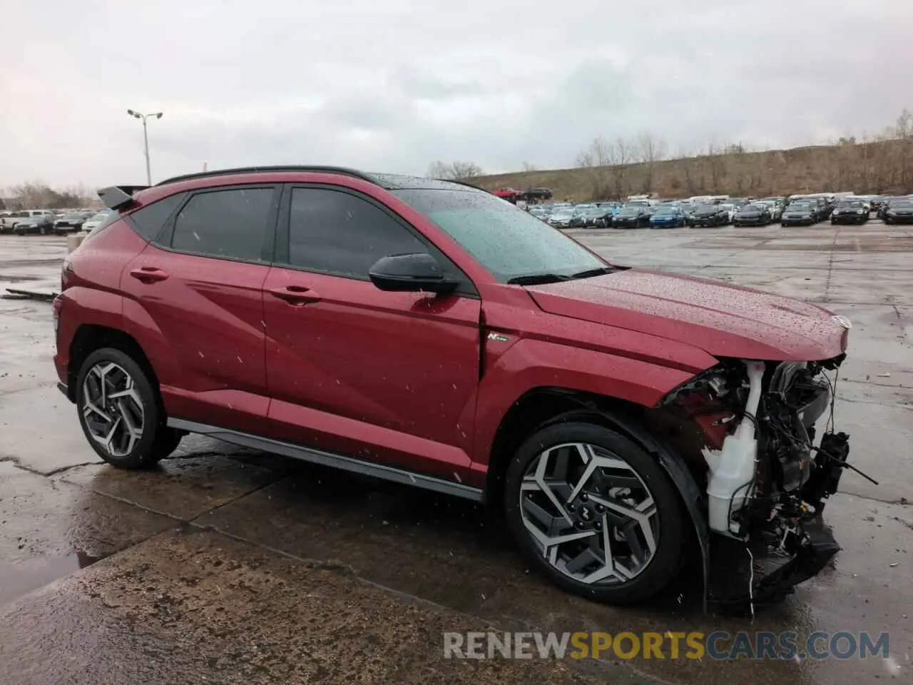 4 Фотография поврежденного автомобиля KM8HACA3XRU055454 HYUNDAI KONA 2024