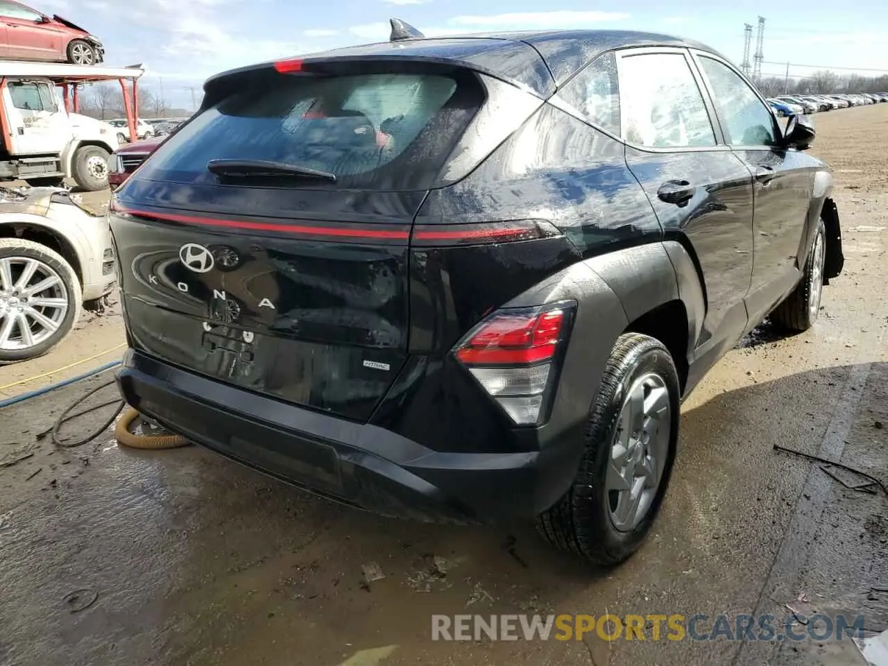 3 Photograph of a damaged car KM8HACAB0RU104846 HYUNDAI KONA 2024