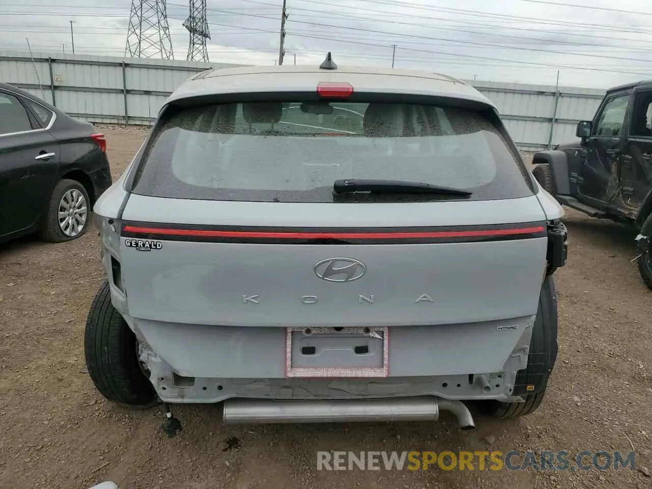 6 Photograph of a damaged car KM8HACAB8RU076777 HYUNDAI KONA 2024