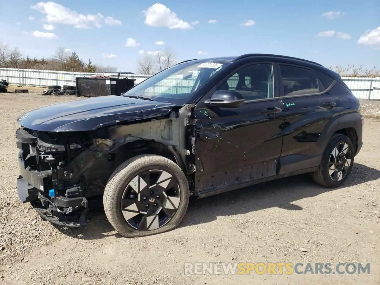 1 Фотография поврежденного автомобиля KM8HB3AB0RU074292 HYUNDAI KONA 2024