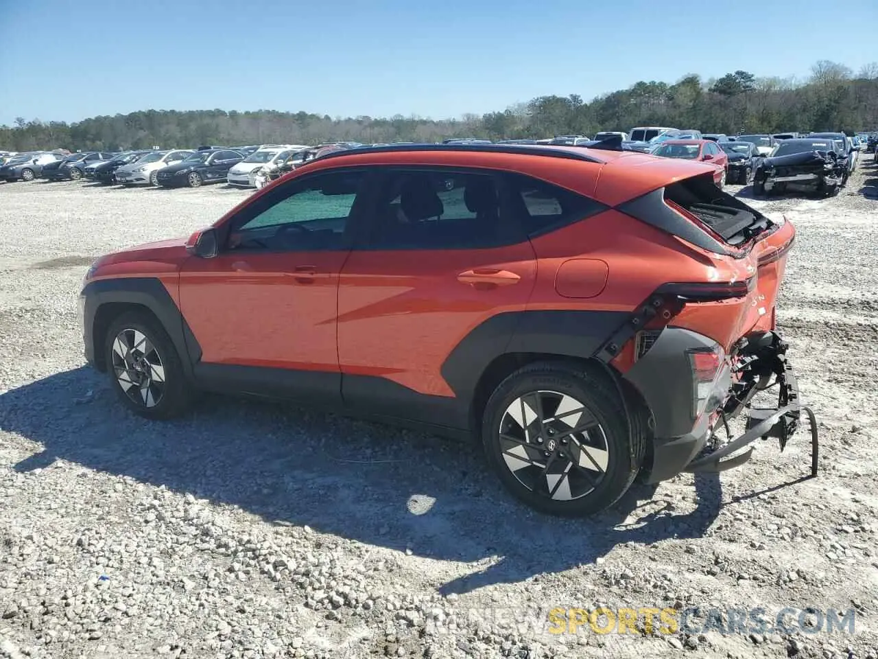 2 Фотография поврежденного автомобиля KM8HB3AB0RU101376 HYUNDAI KONA 2024