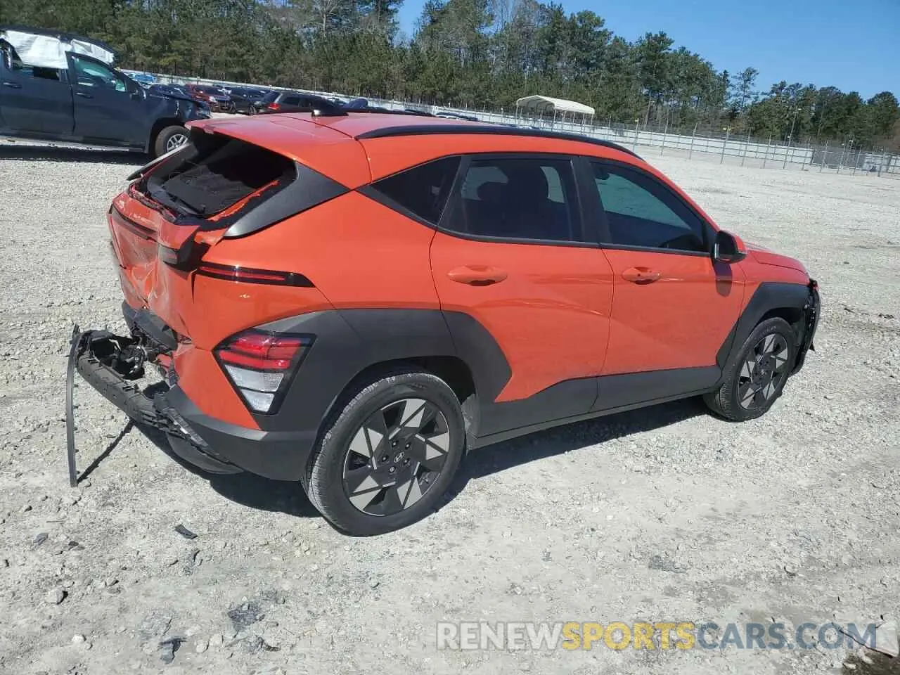 3 Фотография поврежденного автомобиля KM8HB3AB0RU101376 HYUNDAI KONA 2024
