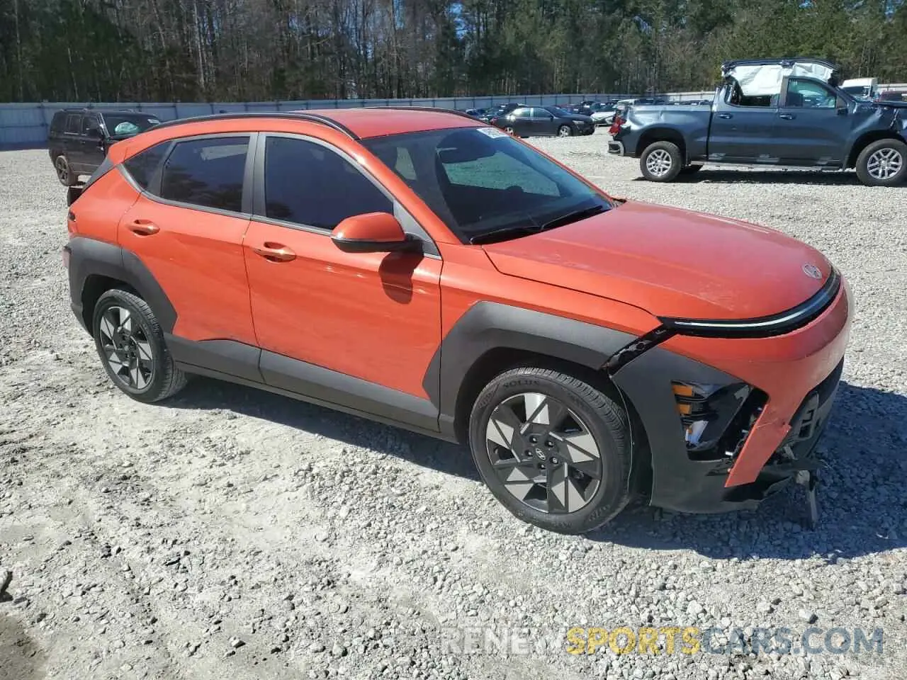 4 Фотография поврежденного автомобиля KM8HB3AB0RU101376 HYUNDAI KONA 2024
