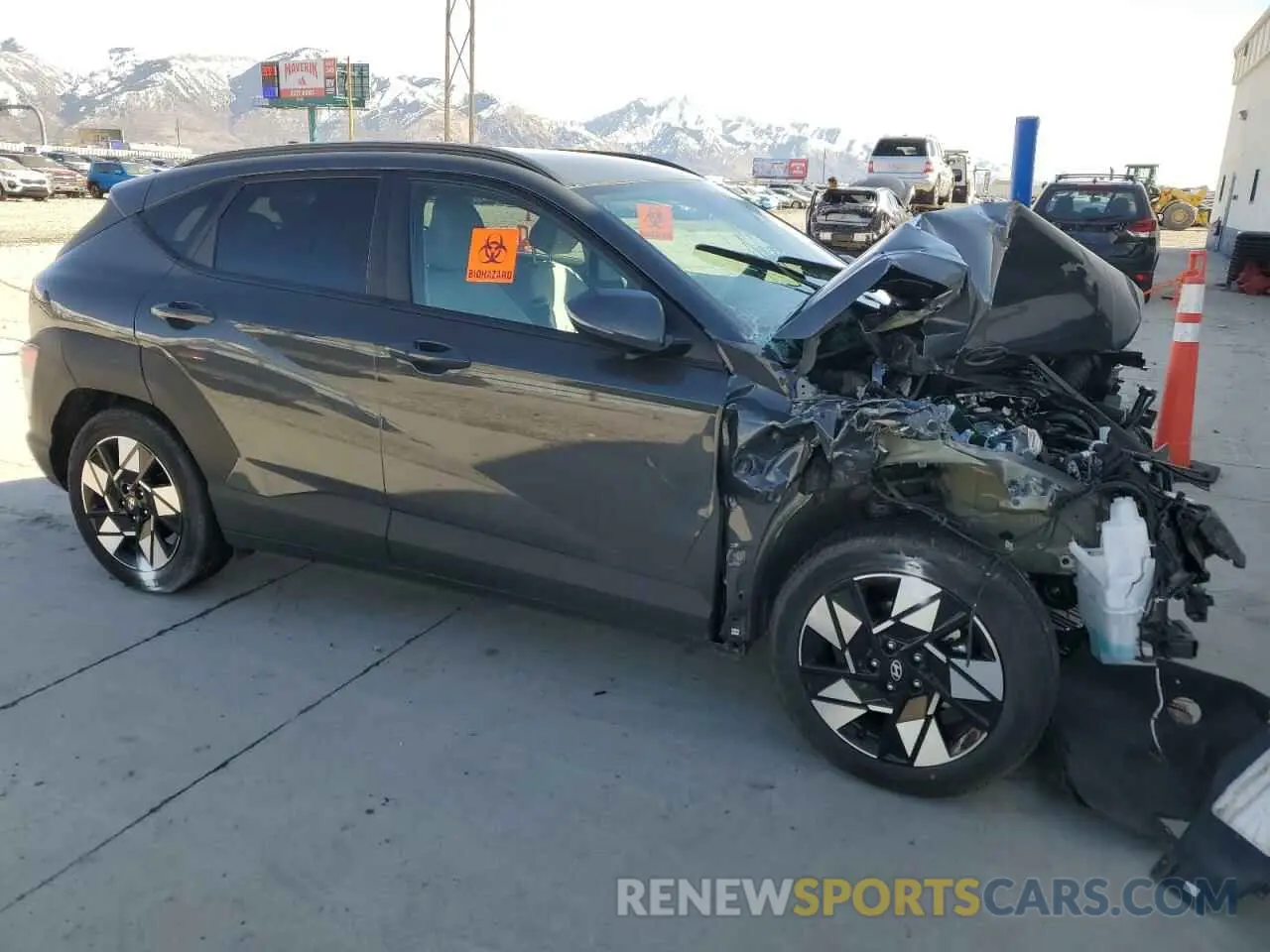 4 Photograph of a damaged car KM8HB3AB0RU180791 HYUNDAI KONA 2024