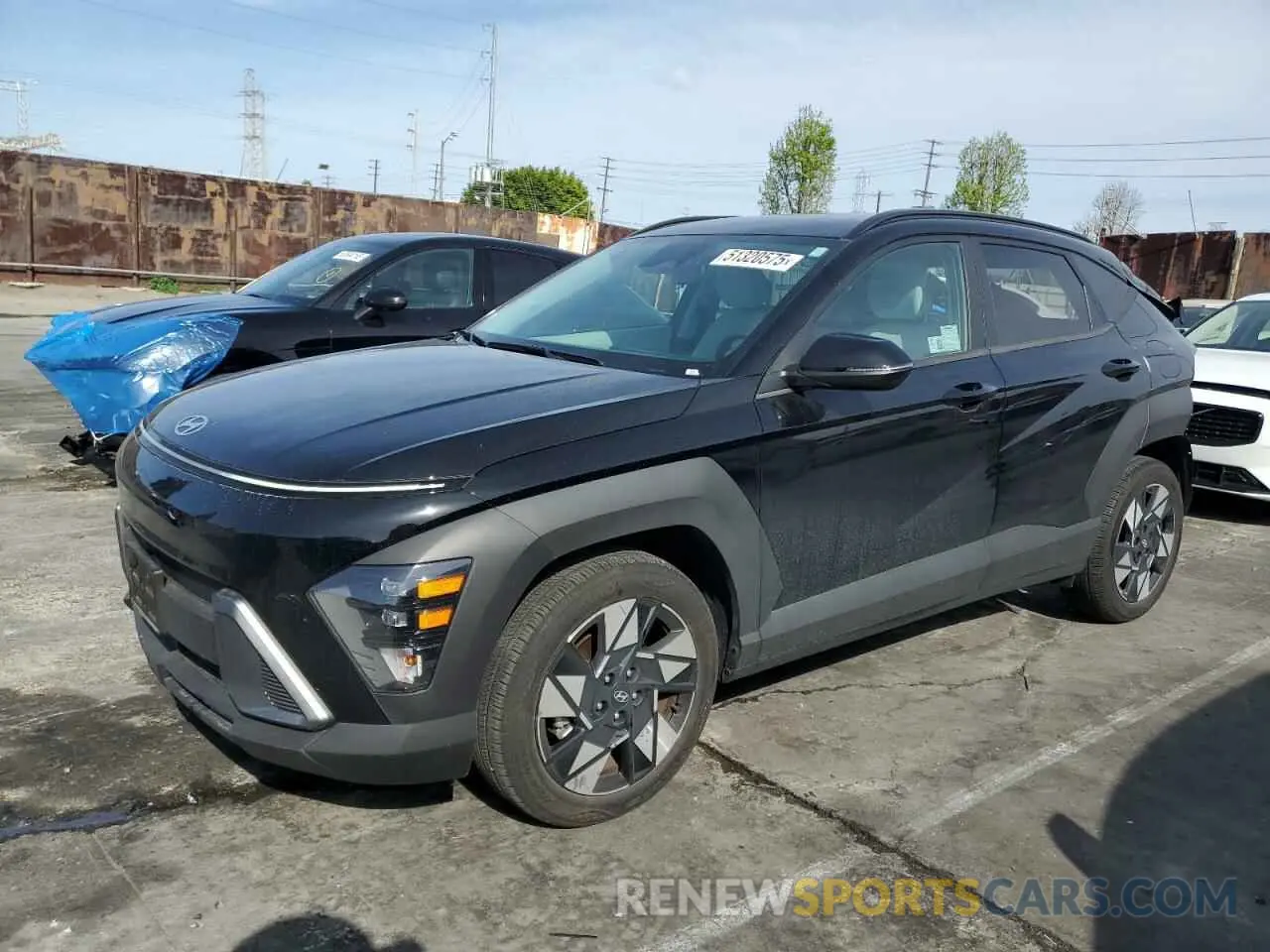 1 Фотография поврежденного автомобиля KM8HB3AB1RU069988 HYUNDAI KONA 2024