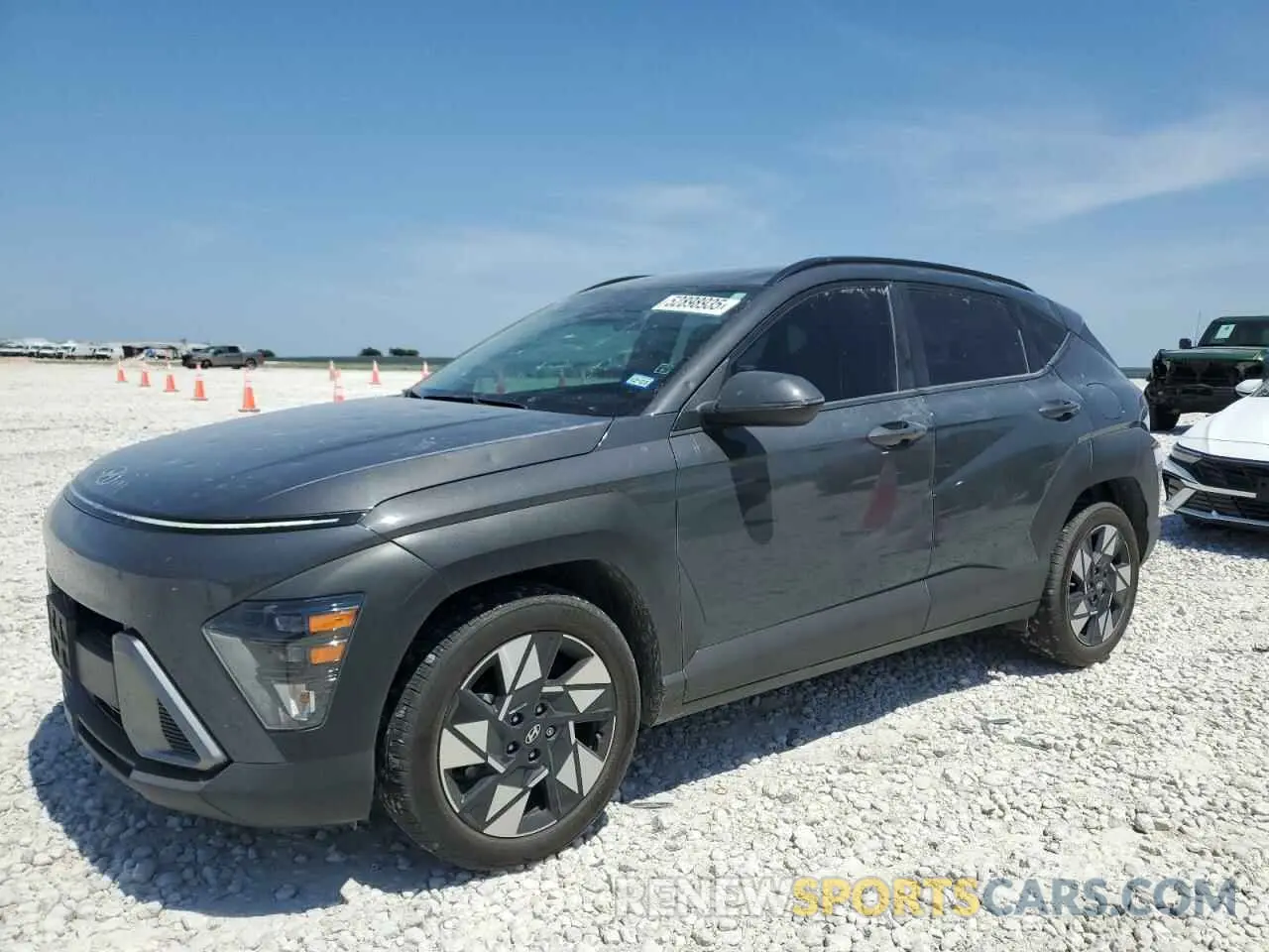 1 Photograph of a damaged car KM8HB3AB1RU071837 HYUNDAI KONA 2024