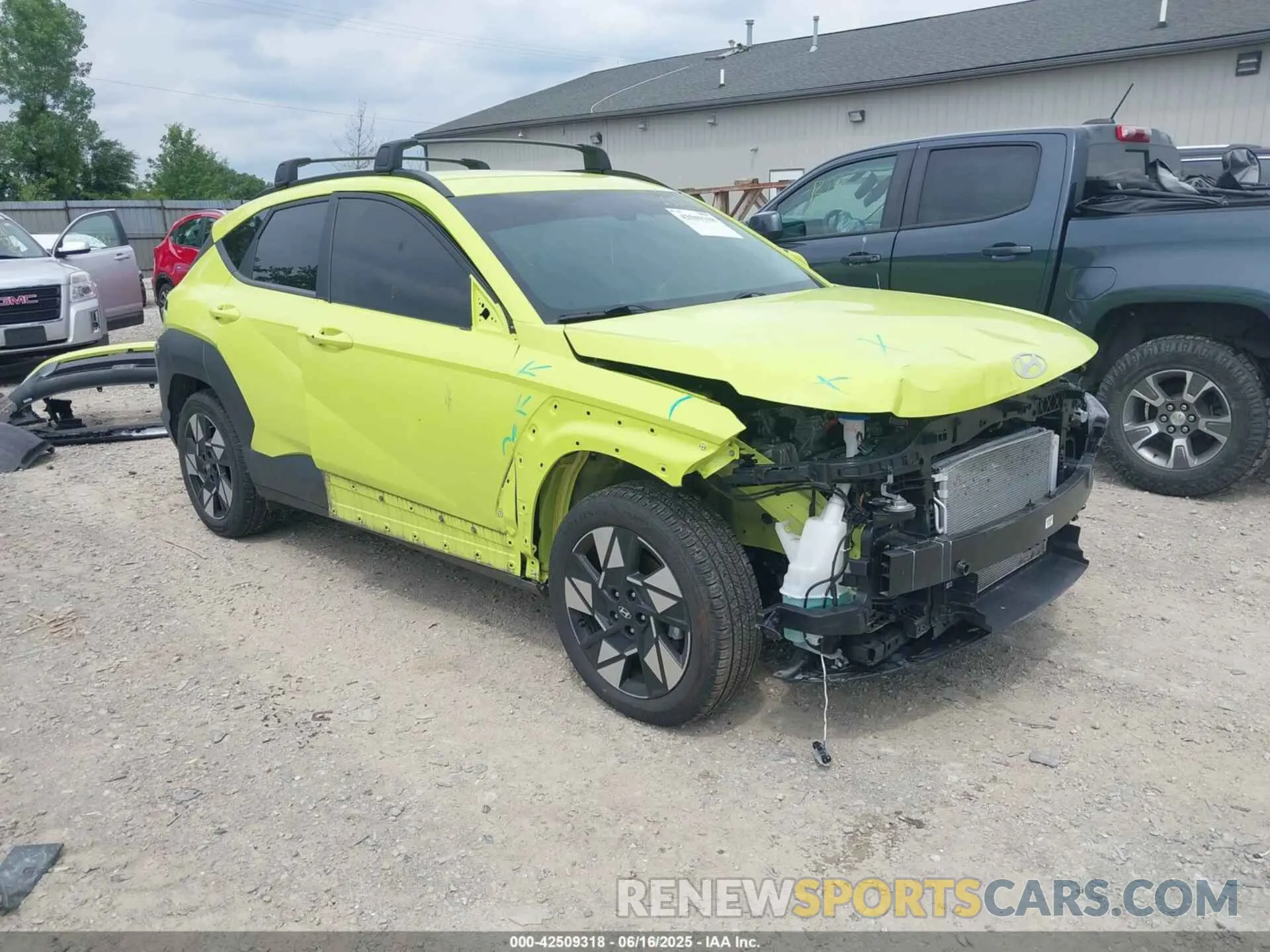 1 Фотография поврежденного автомобиля KM8HB3AB2RU073435 HYUNDAI KONA 2024