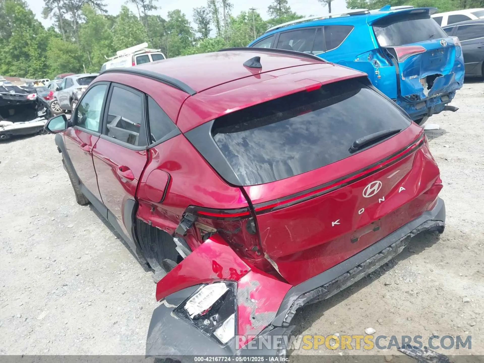 3 Photograph of a damaged car KM8HB3AB2RU080613 HYUNDAI KONA 2024