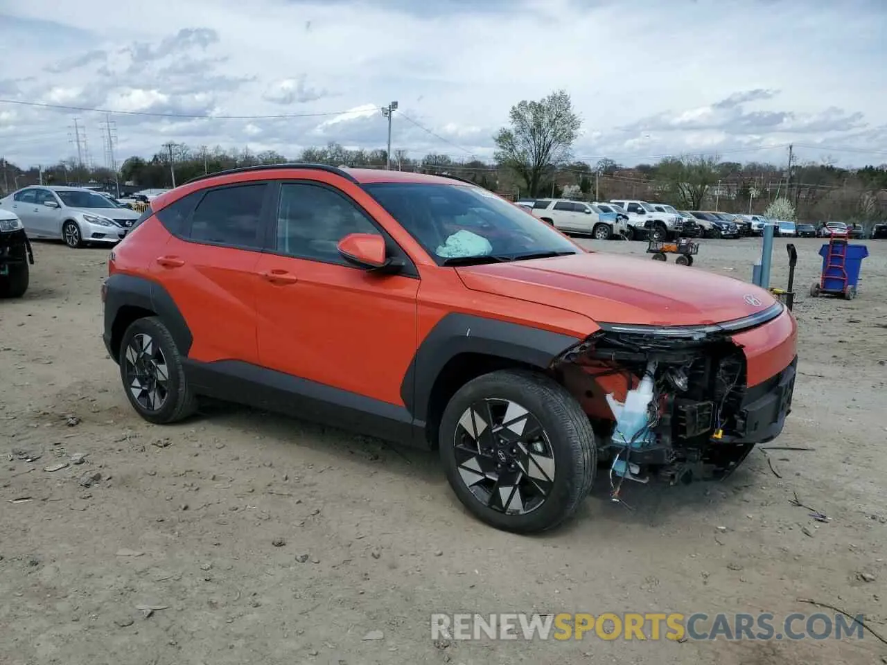 4 Photograph of a damaged car KM8HB3AB2RU086086 HYUNDAI KONA 2024