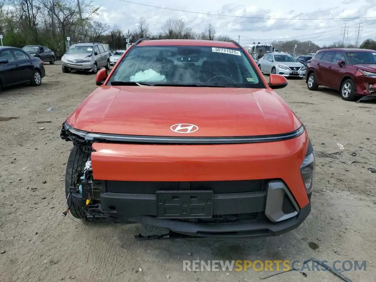 5 Photograph of a damaged car KM8HB3AB2RU086086 HYUNDAI KONA 2024