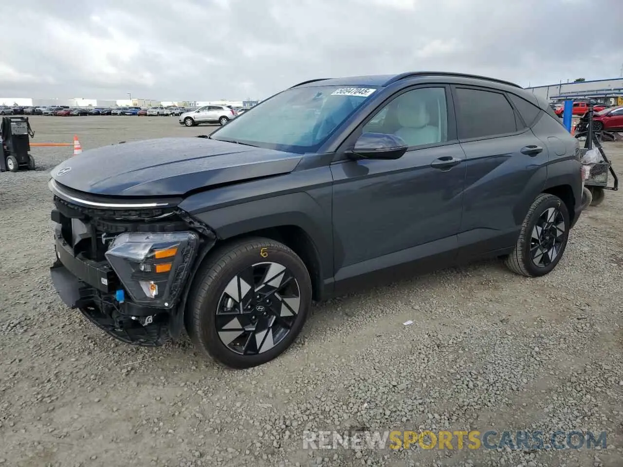 1 Photograph of a damaged car KM8HB3AB2RU095418 HYUNDAI KONA 2024