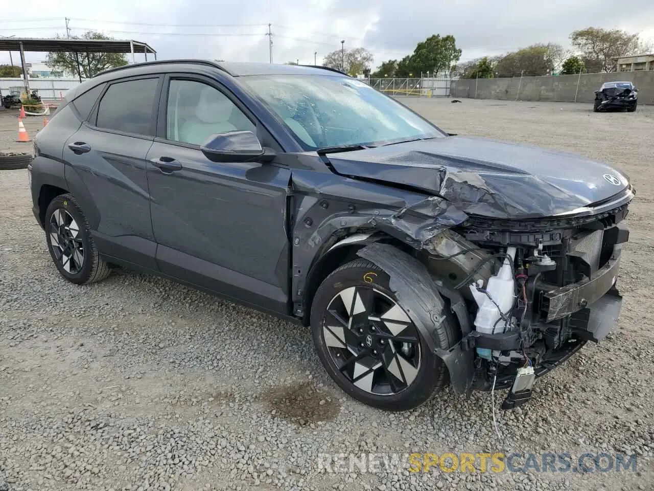 4 Photograph of a damaged car KM8HB3AB2RU095418 HYUNDAI KONA 2024