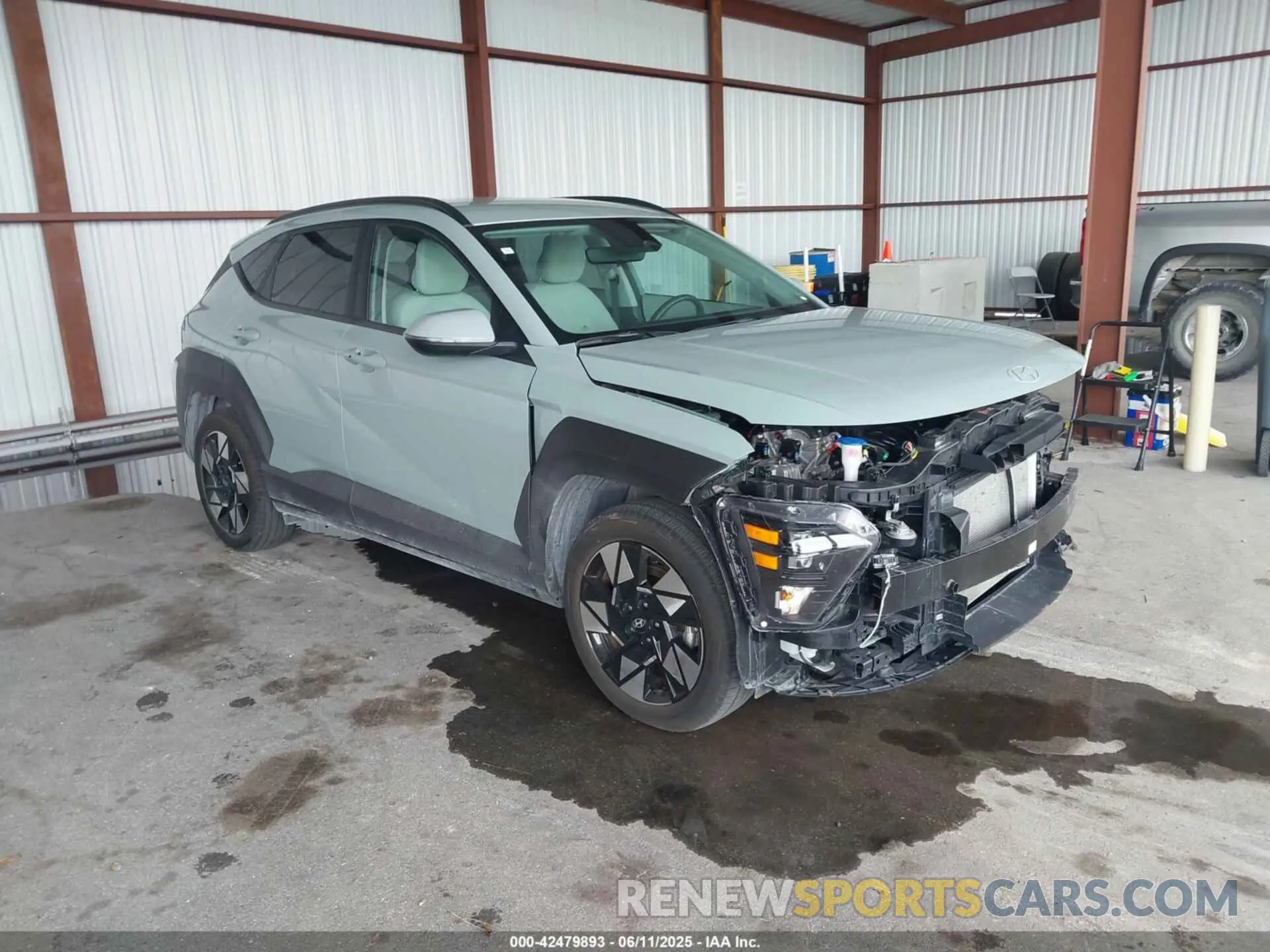 1 Photograph of a damaged car KM8HB3AB3RU171003 HYUNDAI KONA 2024