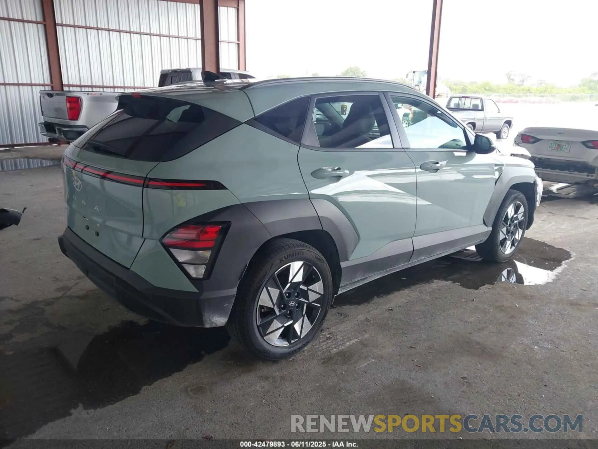 4 Photograph of a damaged car KM8HB3AB3RU171003 HYUNDAI KONA 2024