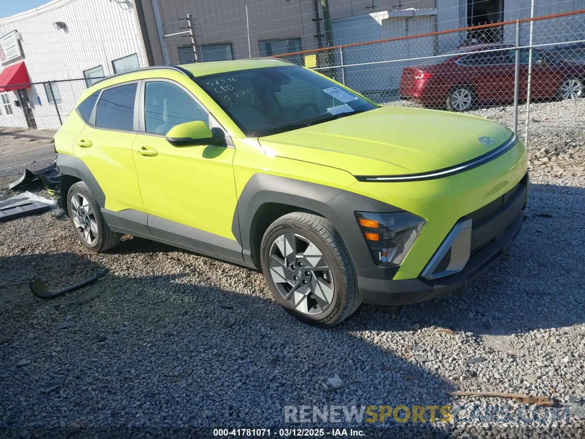 1 Photograph of a damaged car KM8HB3AB4RU056670 HYUNDAI KONA 2024