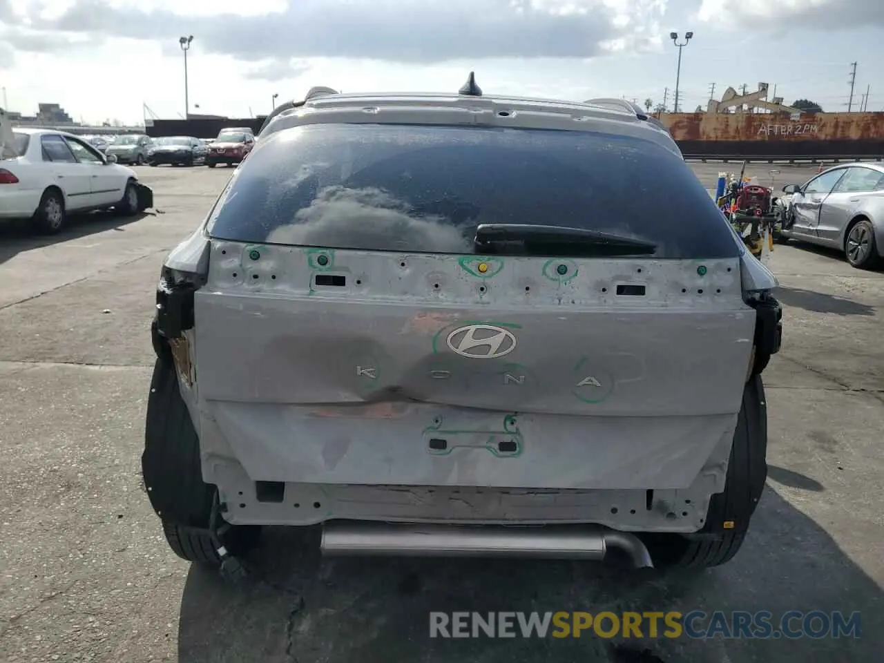 6 Фотография поврежденного автомобиля KM8HB3AB4RU118973 HYUNDAI KONA 2024