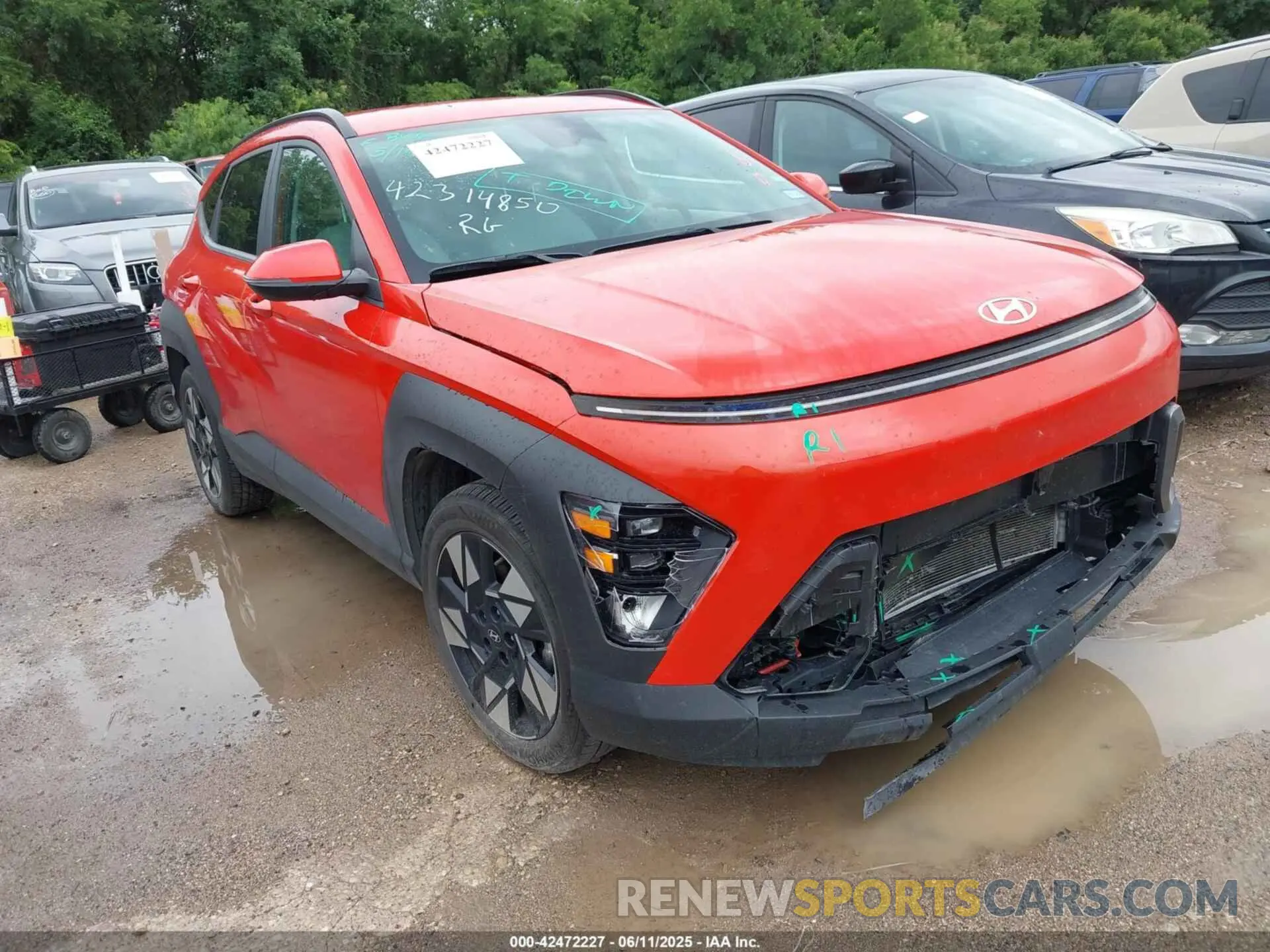 1 Photograph of a damaged car KM8HB3AB6RU170685 HYUNDAI KONA 2024