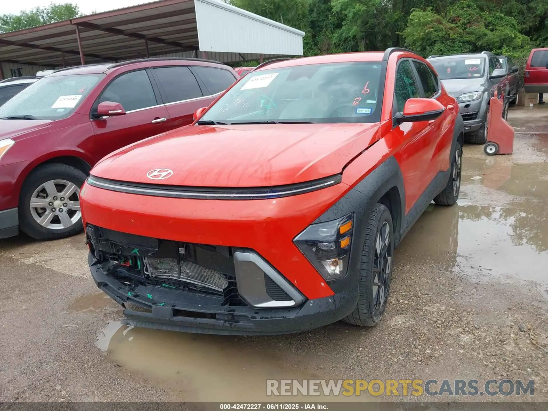 2 Photograph of a damaged car KM8HB3AB6RU170685 HYUNDAI KONA 2024