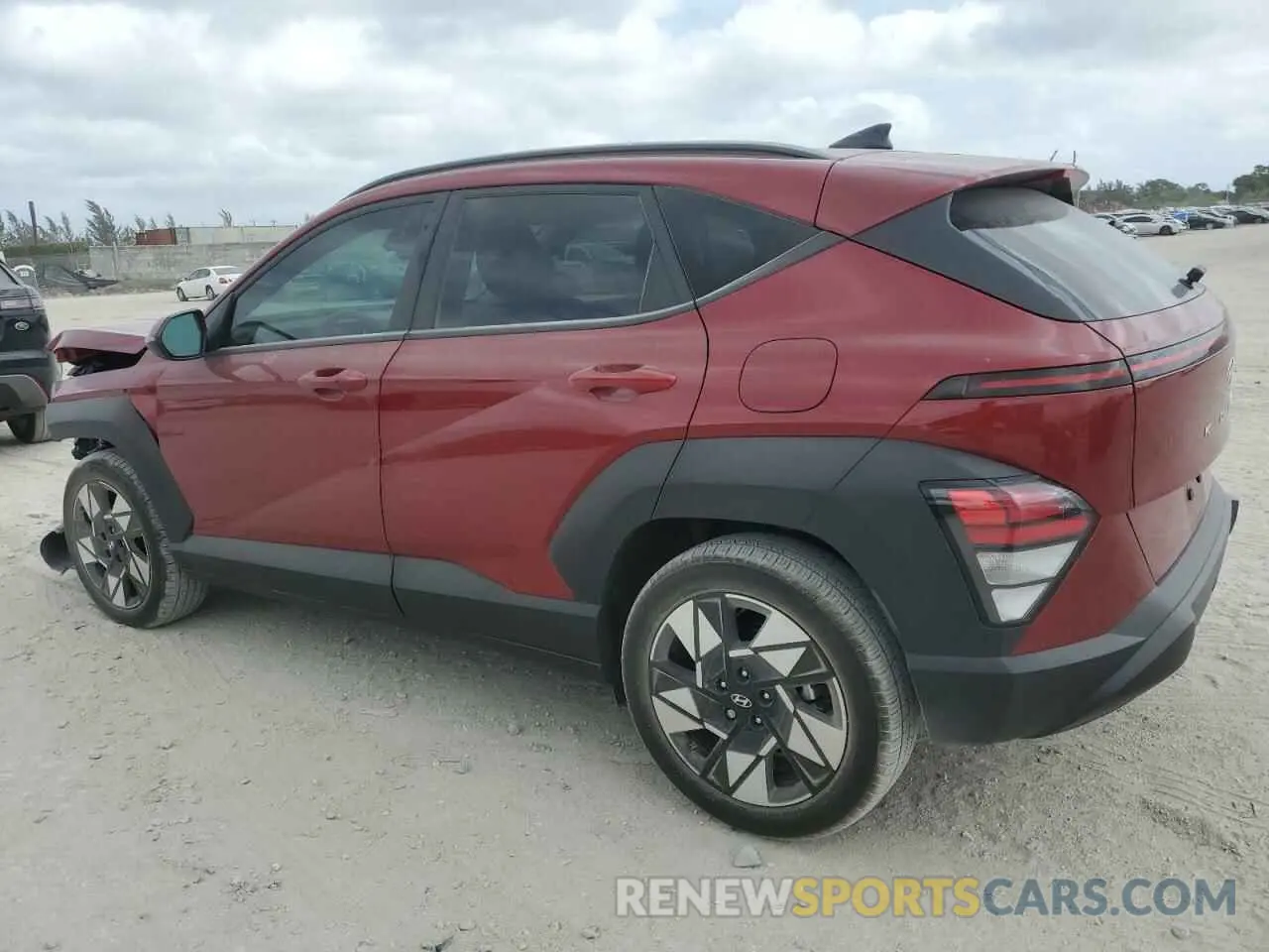 2 Фотография поврежденного автомобиля KM8HB3AB7RU104064 HYUNDAI KONA 2024