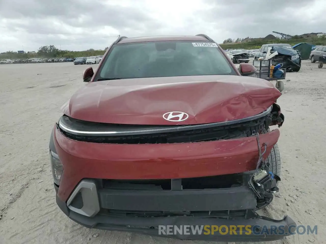 5 Фотография поврежденного автомобиля KM8HB3AB7RU104064 HYUNDAI KONA 2024