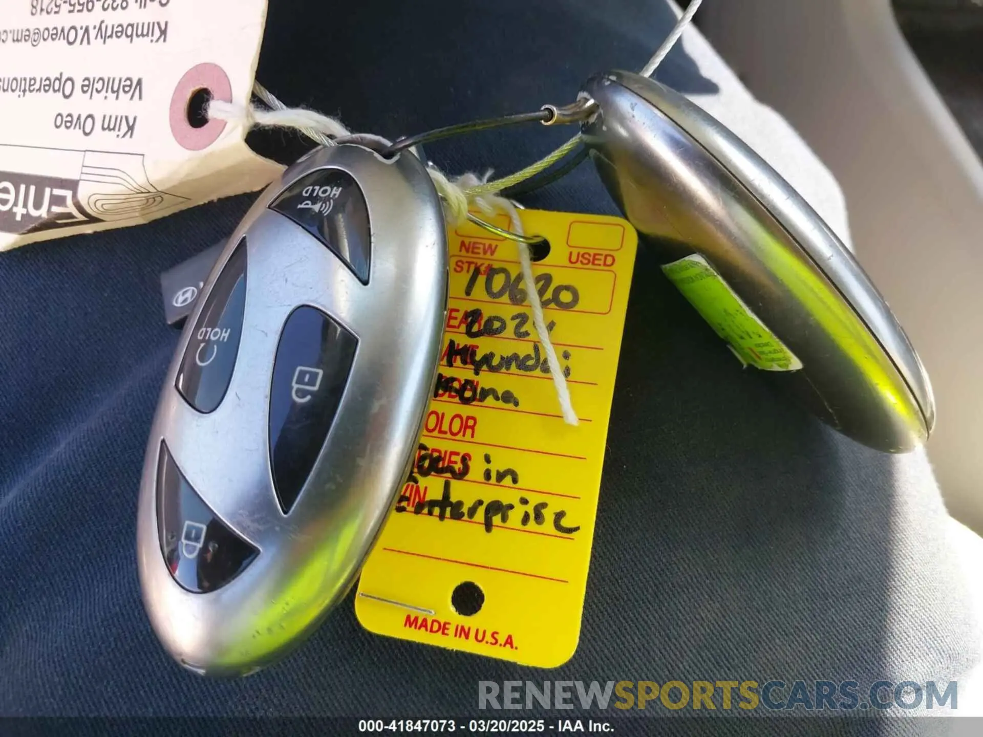 11 Photograph of a damaged car KM8HB3AB7RU145181 HYUNDAI KONA 2024