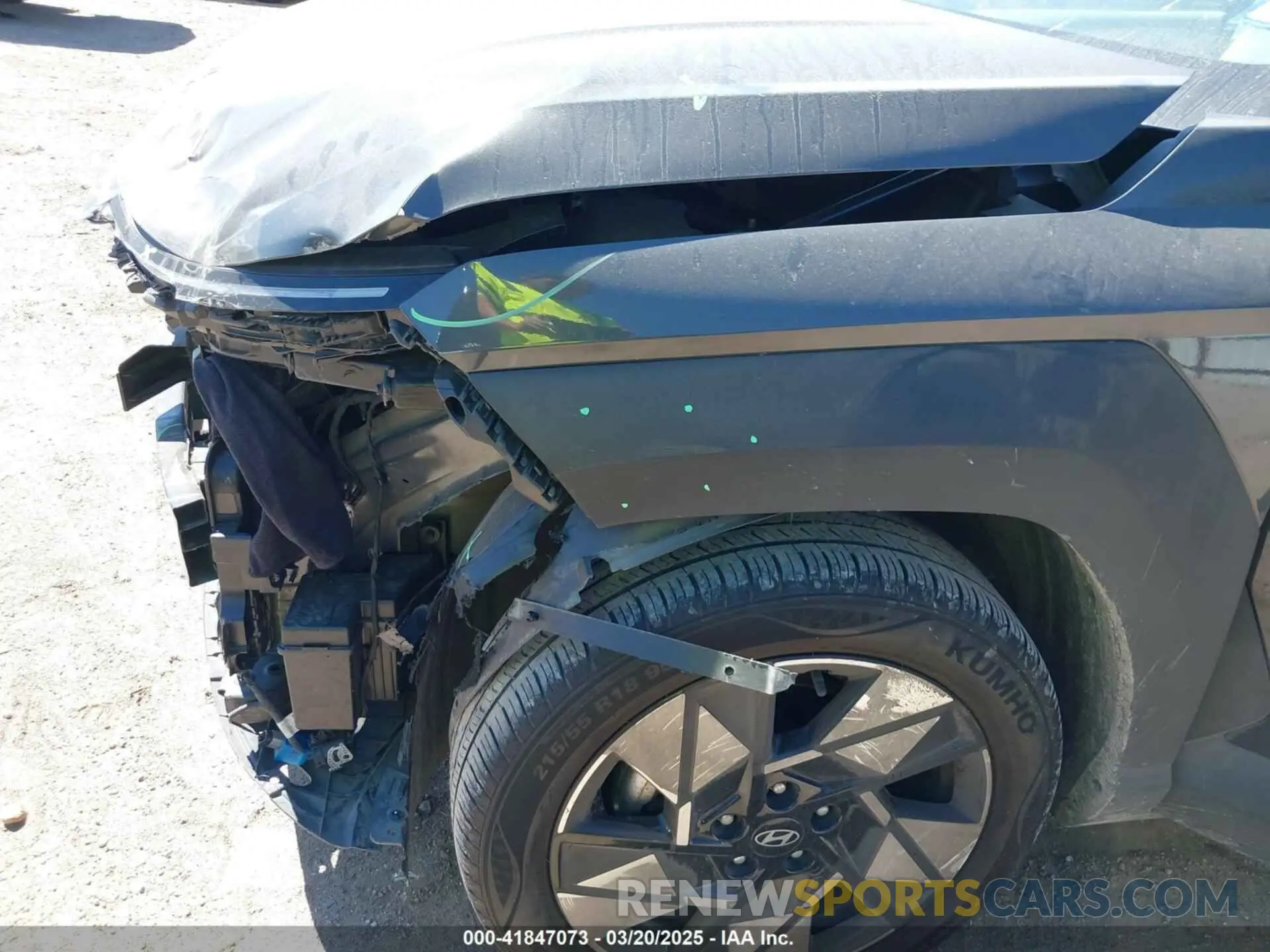 17 Photograph of a damaged car KM8HB3AB7RU145181 HYUNDAI KONA 2024