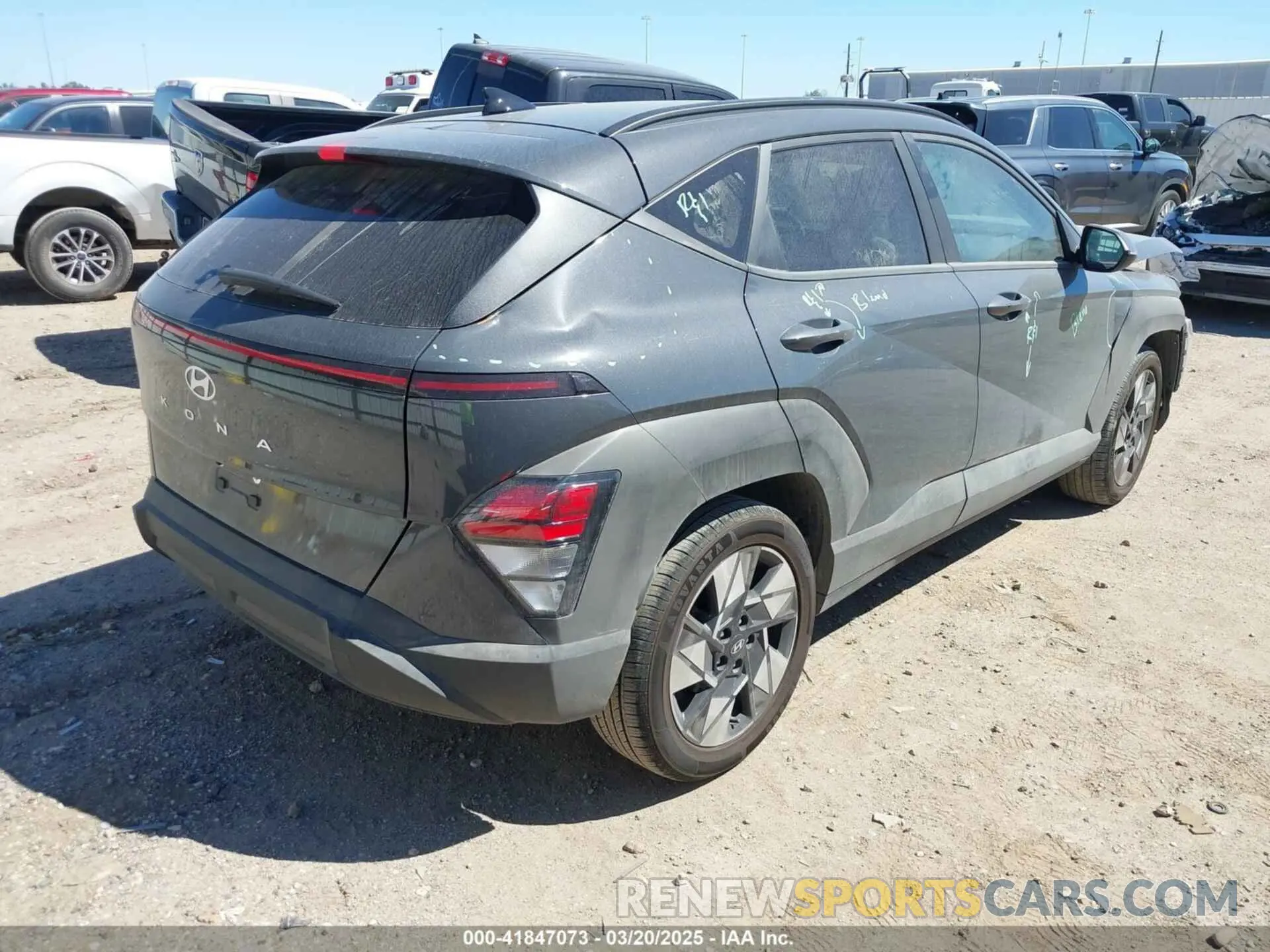 4 Photograph of a damaged car KM8HB3AB7RU145181 HYUNDAI KONA 2024