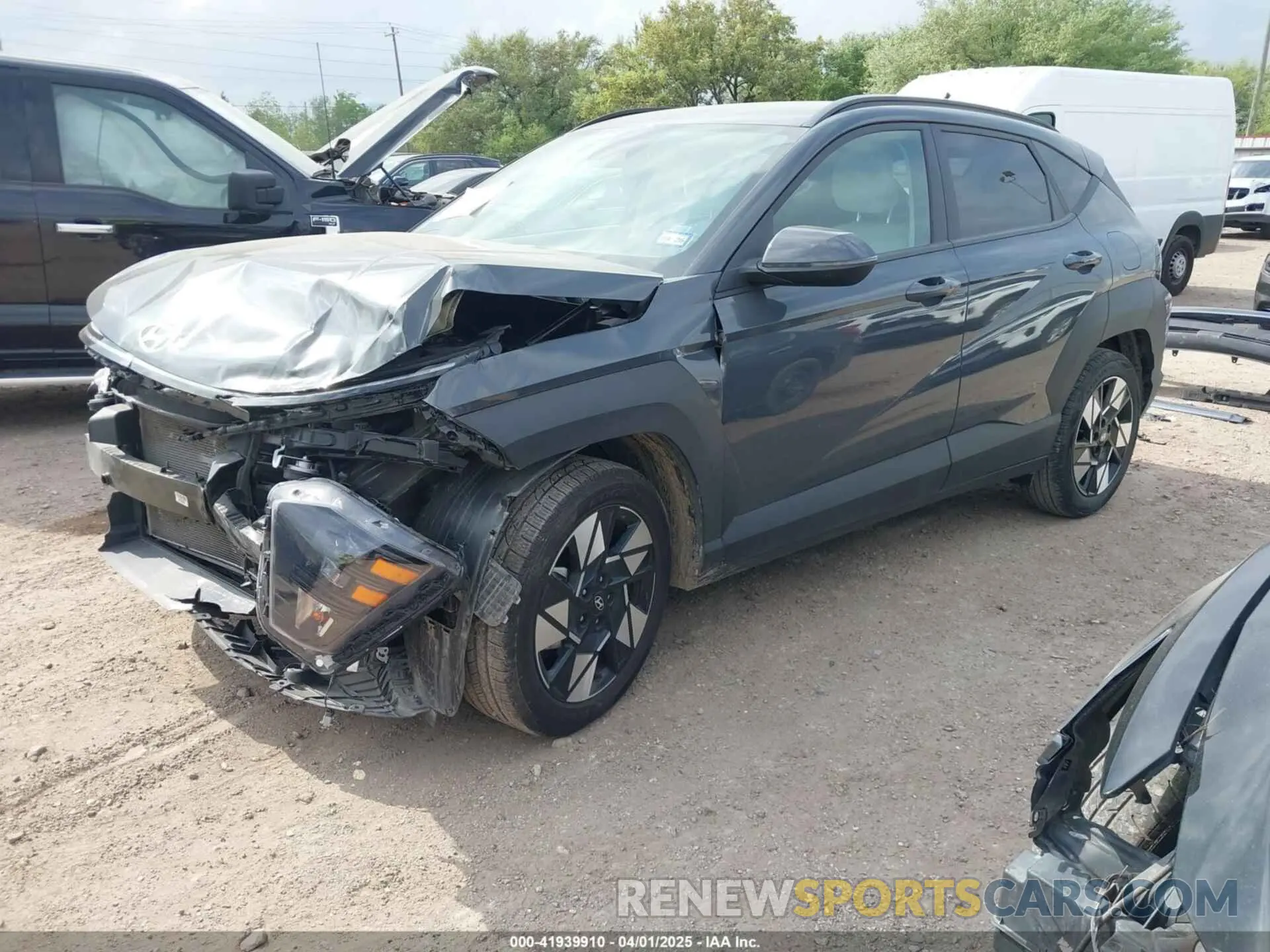 2 Фотография поврежденного автомобиля KM8HB3AB7RU145407 HYUNDAI KONA 2024